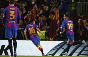 Barcelona salva empate 1-1 ante Napoli en la Europa League