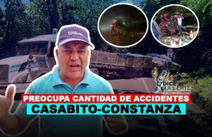 Preocupación por aumento de accidentes en la carretera Casabito – Constanza
