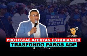 Los más afectados son los estudiantes, con los paros que realiza la ADP