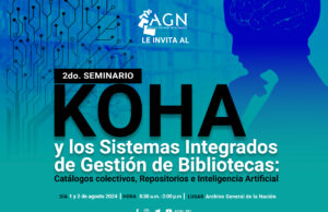 AGN invita al segundo seminario de Sistema Integrado de Gestión de Bibliotecas