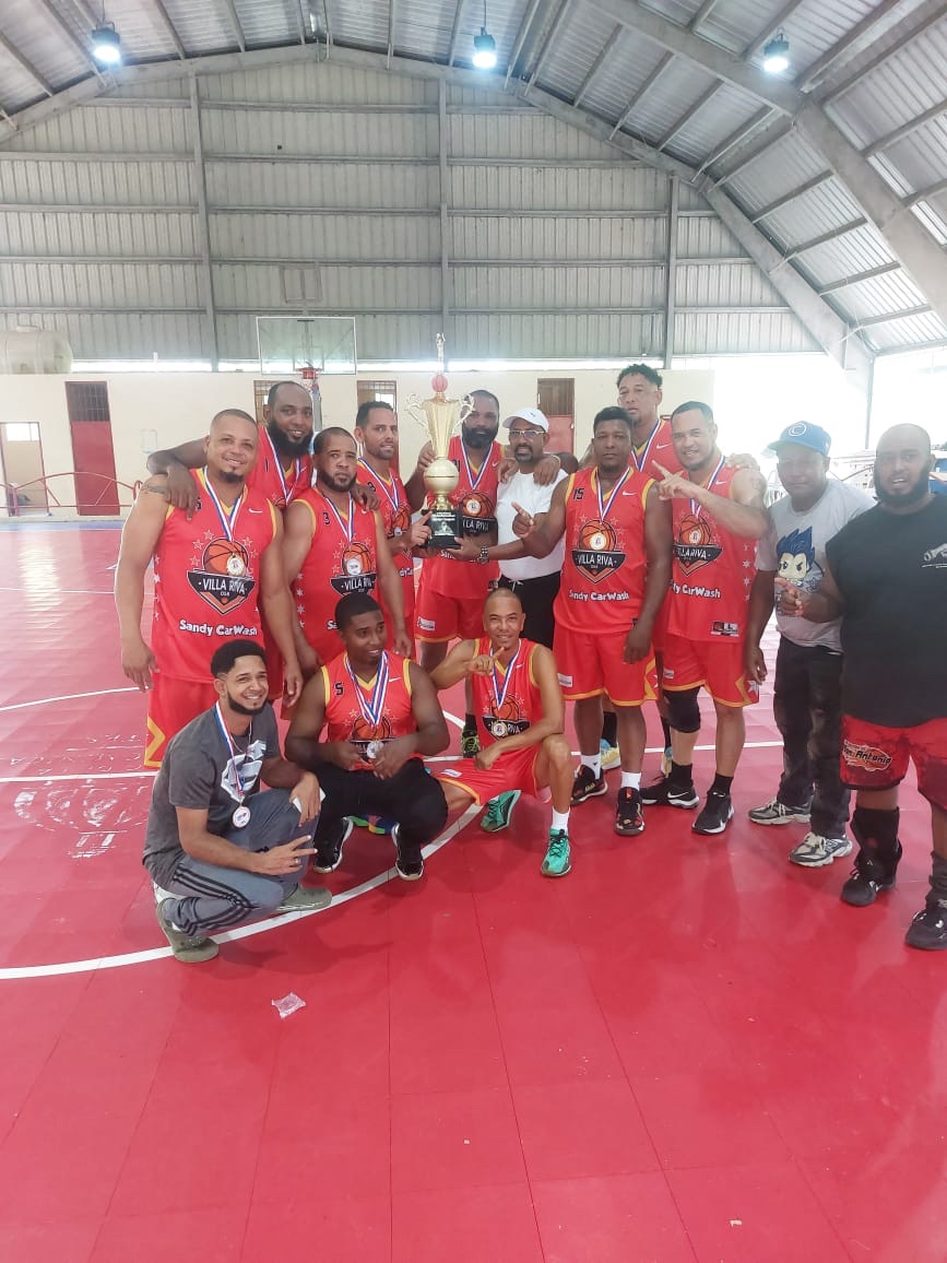 Villa Riva se Corona Campeón del Primer Torneo de Baloncesto Añejo Antonio María Rosario