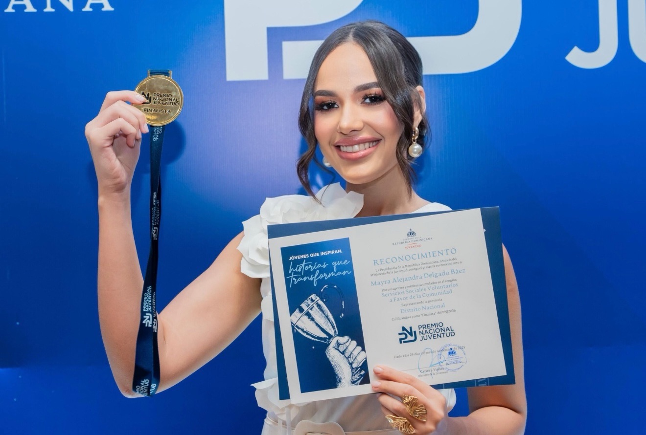 Mayra Delgado, Miss Mundo Dominicana 2024, finalista Premio Nacional de la Juventud