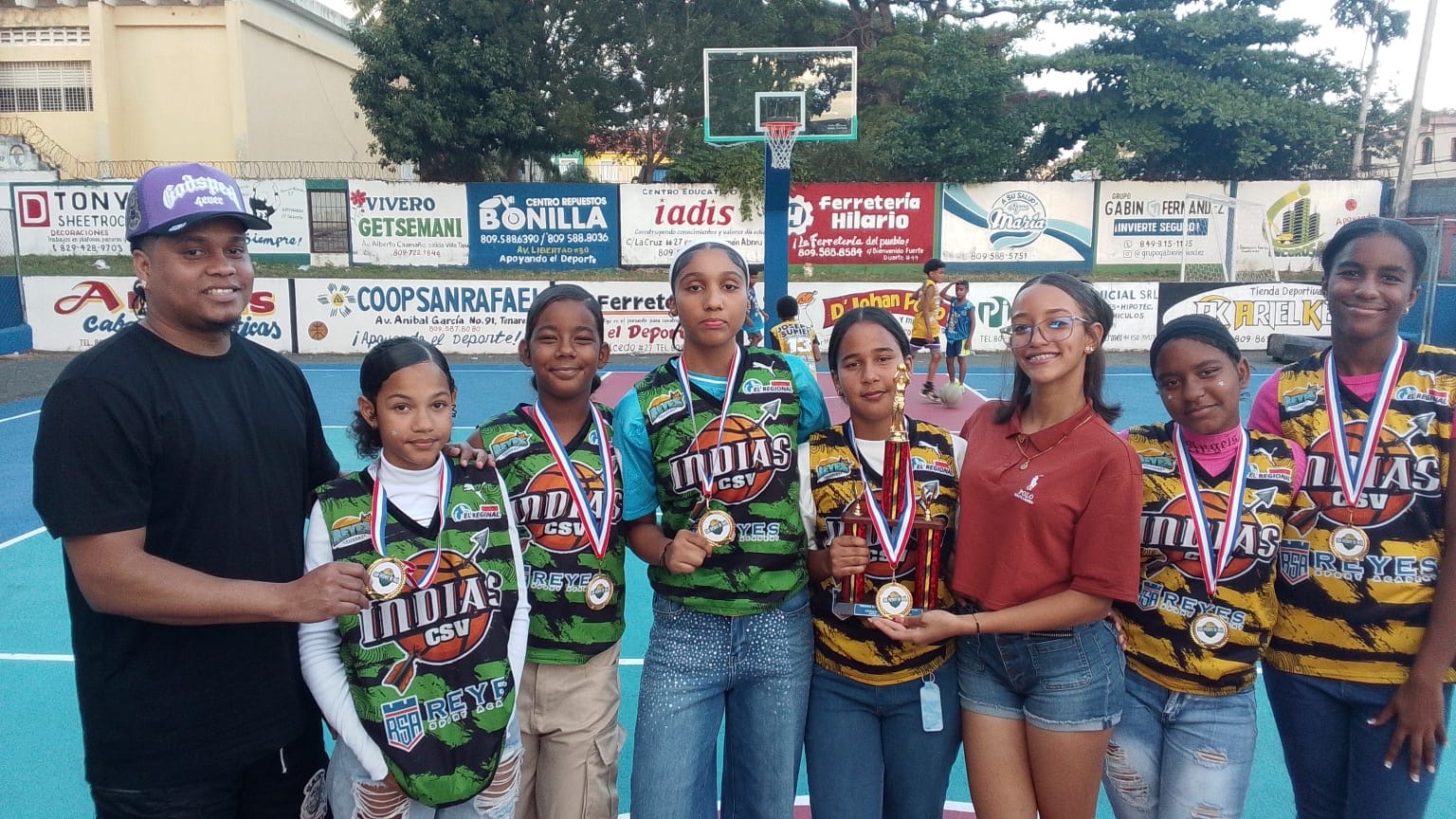 Team Leanny Rincón Conquista el Título en Torneo Navideño de Basket 3×3 Femenino U14